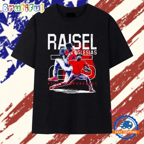 Raisel Iglesias Atlanta Braves baseball distressed T Shirt