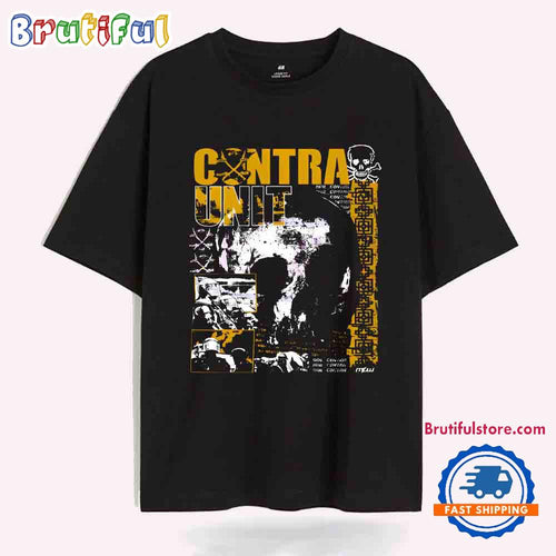 Retro Vintage Skull Contra Warfare Mlb T-Shirt