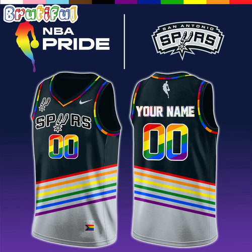 San Antonio Spurs 2026 NBA x Pride Day Limited Edition Basketball Jersey