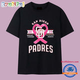 San Diego Padres 2025 Breast Cancer Awareness Month T Shirt