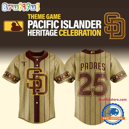 San Diego Padres Pacific Islander Heritage 2025 Baseball Jersey