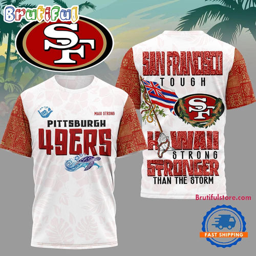 San Francisco 49ers 2026 NFL Hawaii Strong Limited Edition 3D Shirt