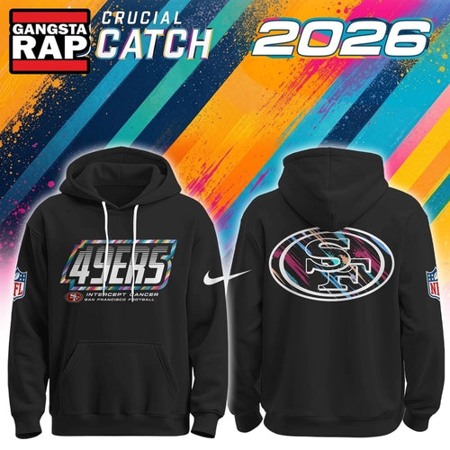 San Francisco 49ers NFL 2026 Crucial Catch Limited Edition Black Hoodie