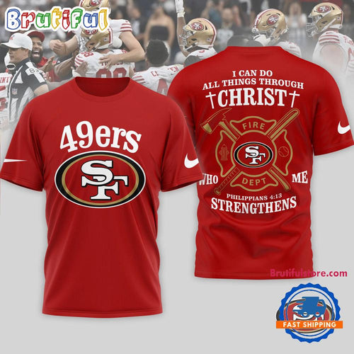 San Francisco 49ers NFL Faith & Gridiron Limited Edition 3D Shirt
