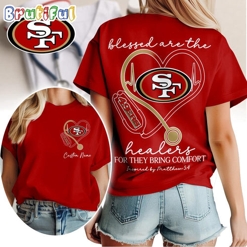 San Francisco 49ers NFL Heart of A Nurse Game Day Unisex 3D Shirt
