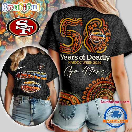 San Francisco 49ers NFL Naidoc Week 2026 Unisex T Shirt