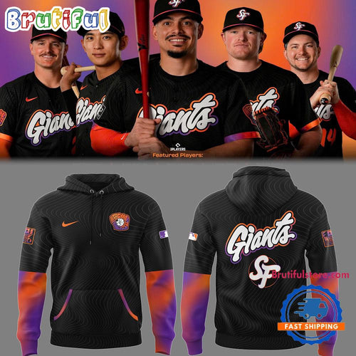San Francisco Giants Baseball City Connect 2.0 The Remix 3D Hoodie