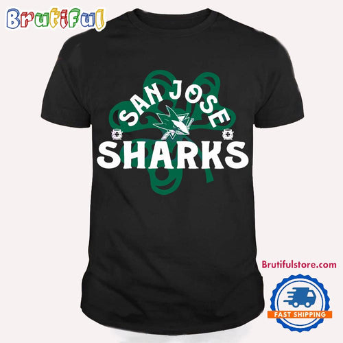 San Jose Sharks St Patricks Day Richmond Shamrock T Shirt
