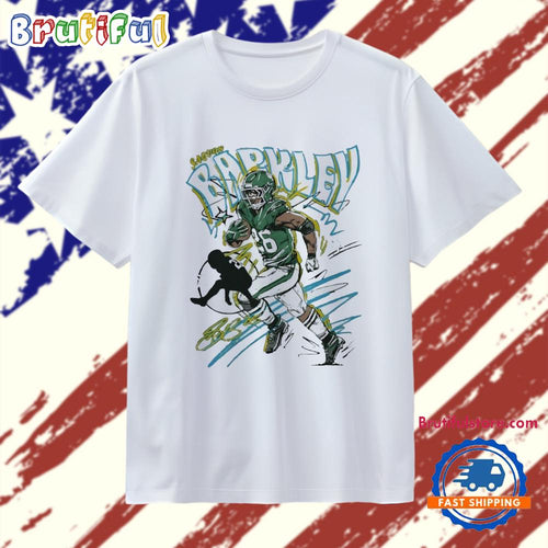 Saquon Barkley Philadelphia Eagles Scribble Signature T Shirt