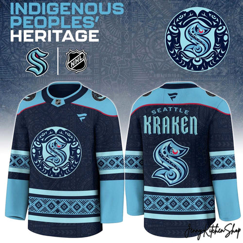 Seattle Kraken 2025 Indigenous People Heritage Hockey Jersey
