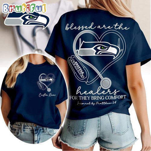 Seattle Seahawks NFL Heart of A Nurse Game Day Unisex 3D Shirt