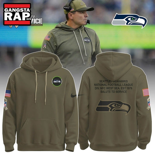 Seattle Seahawks NFL US Veterans Salute To Service 2026 Hoodie Shirt, Football New Design Shirt