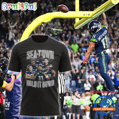 Seattle Seahawks Sea-Town Build it Down T Shirt