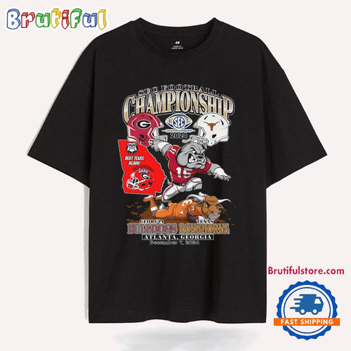 Sec Football Championship 2024 Winner Georgia Bulldogs vs Texas Longhorns December 7 T Shirt