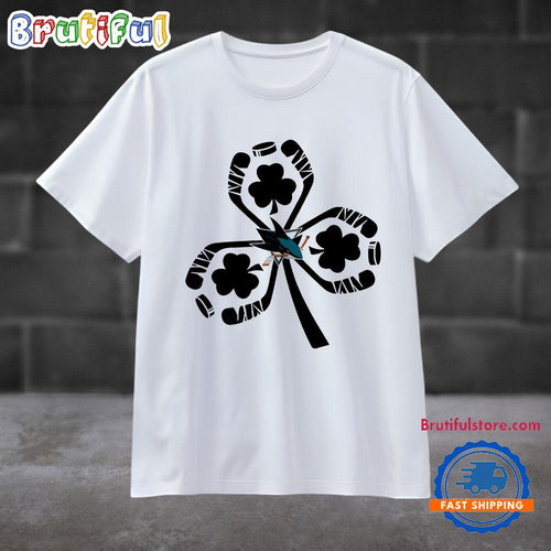 Shamrock Hockey St Patricks Day San Jose Sharks Sporty 2025 T Shirt