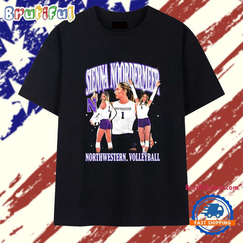 Sienna Noordermeer Northwestern Volleyball Illustrated T Shirt
