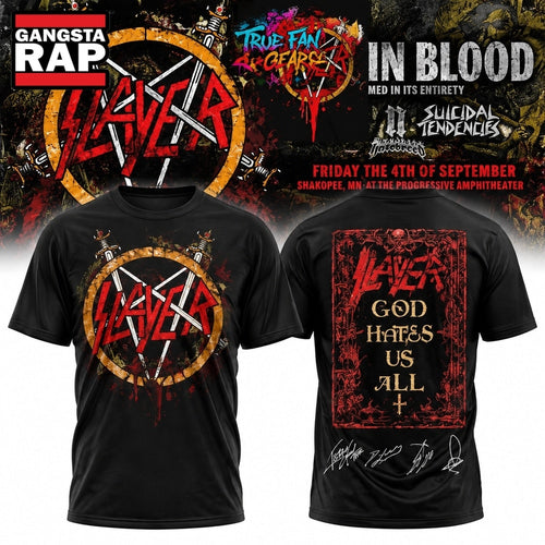 Slayer Reign in Blood 40th Anniversary 2026 Limited Edition T Shirt