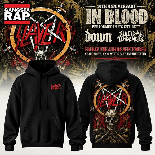 Slayer Reign in Blood 40th Anniversary 2026 Signature Hoodie
