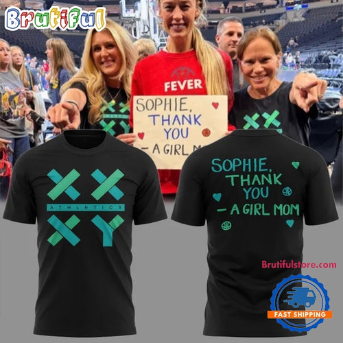 Sophie Cunningham Indiana Fever Thank You Sophie For Speaking Up For Girls Limited Edition 3D Shirt