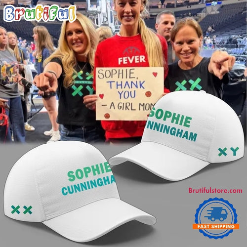 Sophie Cunningham Indiana Fever Thank You Sophie For Speaking Up For Girls White Cap