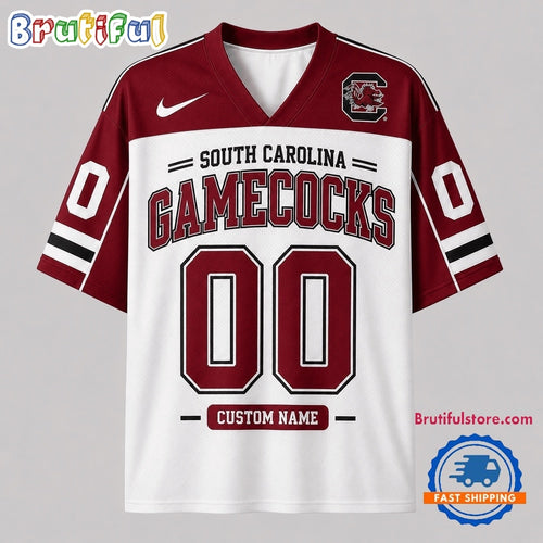 South Carolina Gamecocks NCAA College Team Pride Personalized Football jersey