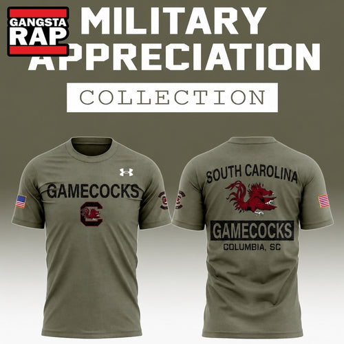 South Carolina Gamecocks x Military Appreciation 2026 Special New 3D Shirt