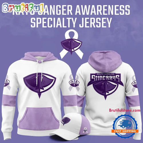 South Carolina Stingrays x Cancer 2025 Limited Edition Hoodie T-Shirt
