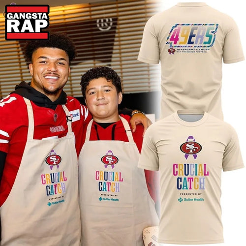 Special 2026 San Francisco 49ers Crucial Catch T Shirt