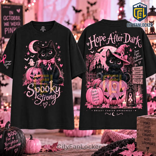 Spooky Strong Breast Cancer Awareness Shirt