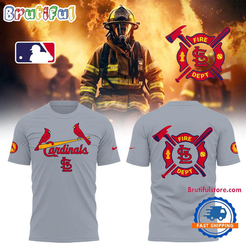 St. Louis Cardinals x Firefighter Appreciation Night 2025 3D Shirt
