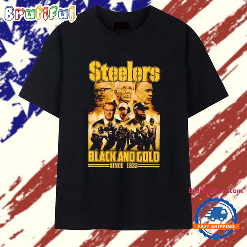 Steelers Team Black and Gold Since 1933 T Shirt
