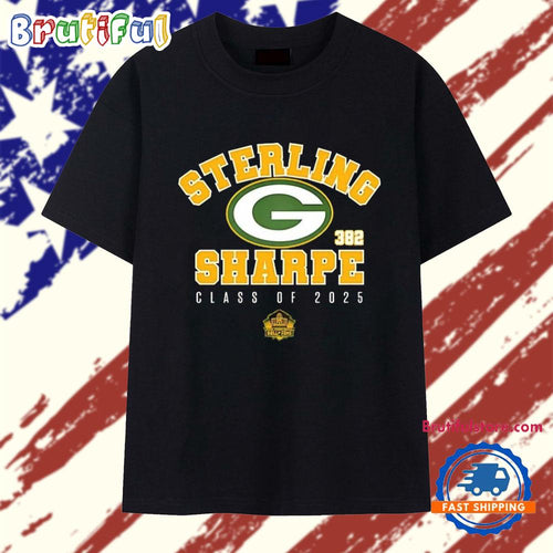 Sterling Sharpe Class of 2025 Hall of Fame Green Bay Packers T Shirt