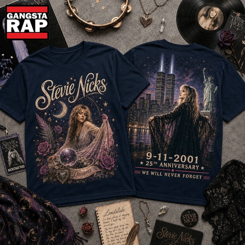 Stevie Nicks 911 Memorial 25th Anniversary 3D Shirt Hoodie T-Shirt