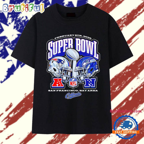 Super Bowl LX New England Patriots vs Seattle Seahawks AFC vs NFC T Shirt