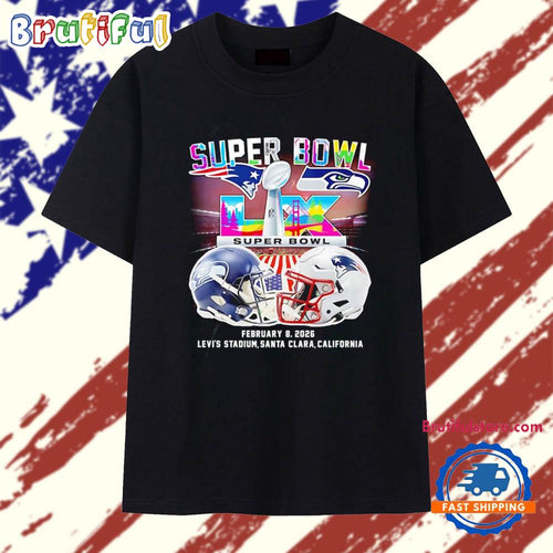 Super Bowl LX Seattle Seahawks vs New England Patriots matchup T Shirt
