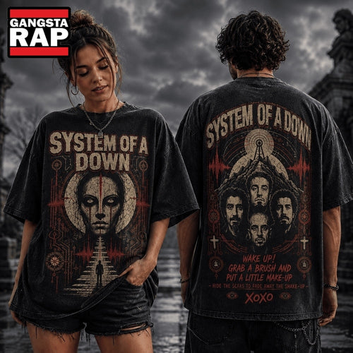 System of a Down, Wake Up Grab A Brush, Hide The Scars 3D Shirt