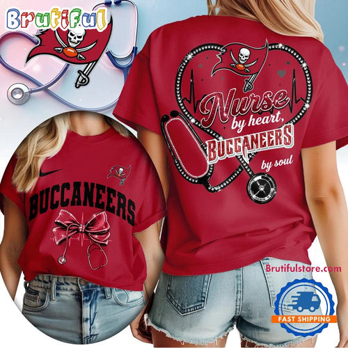 Tampa Bay Buccaneers 2026 NFL Nurse By Heart Unisex 3D Shirt
