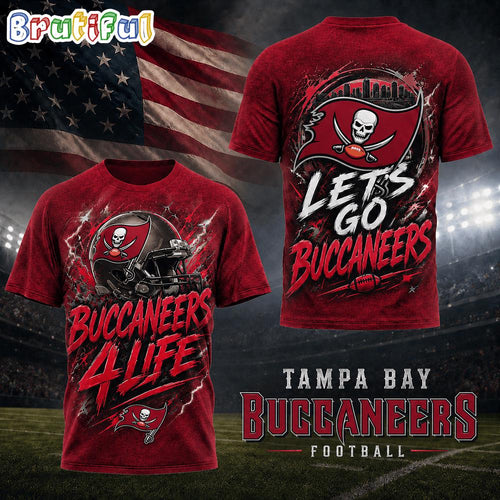 Tampa Bay Buccaneers NFL Fan For Life Limited Edition 3D Shirt