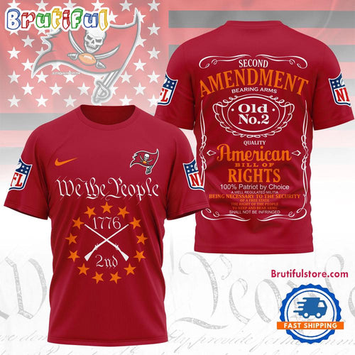Tampa Bay Buccaneers NFL Second Amendment Limited Edition 3D Shirt
