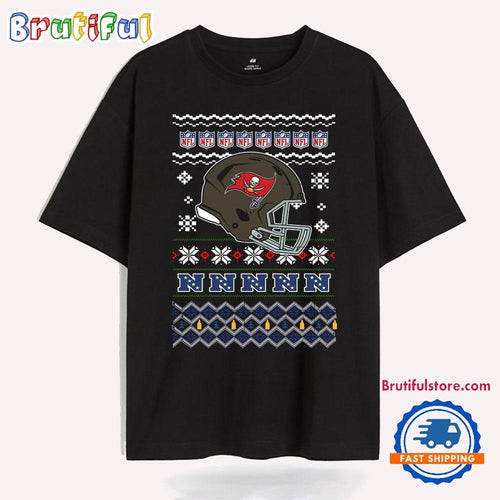 Tampa Bay Buccaneers Football Logo Team Helmet Merry Chritmas 2024 T Shirt