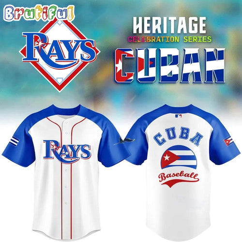 Tampa Bay Rays Cuban Heritage Celebration Baseball Jersey Shirt