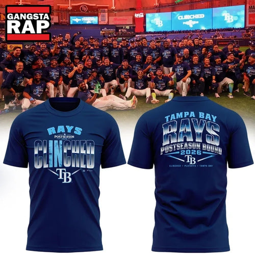 Tampa Bay Rays Navy 2026 Postseason T Shirt