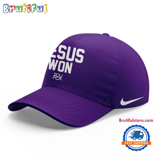 TCU Horned Frogs Football New Version 2024 Jesus Won Cap