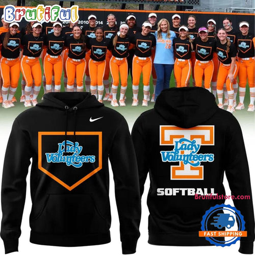 Tennessee Lady Volunteers Softball 2026 Black Uniform Limited Hoodie T-Shirt