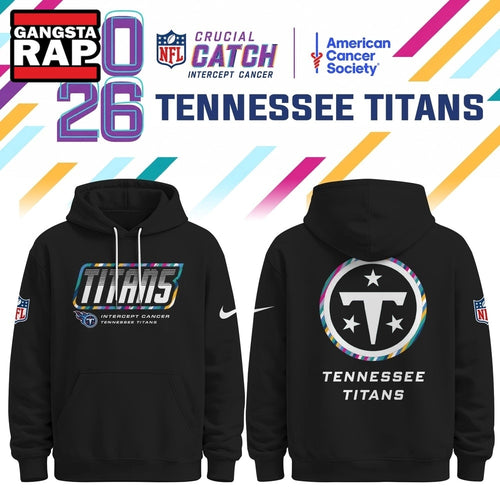 Tennessee Titans NFL Crucial Catch 2026 Limited Edition Black Hoodie Shirt, Football New Design Shirt