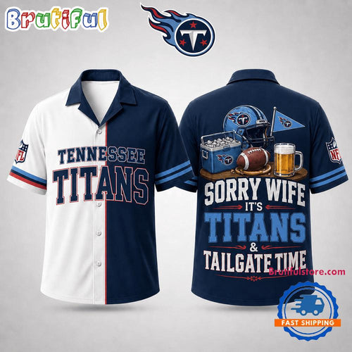 Tennessee Titans NFL Funny Football Fan Hawaiian Shirt