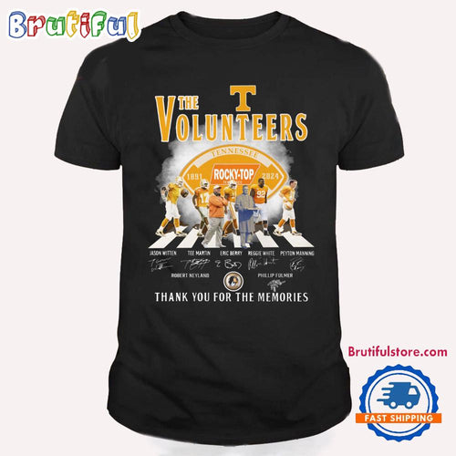 Tennessee Volunteers 1891-2024 Thank You For The Memories New T Shirt