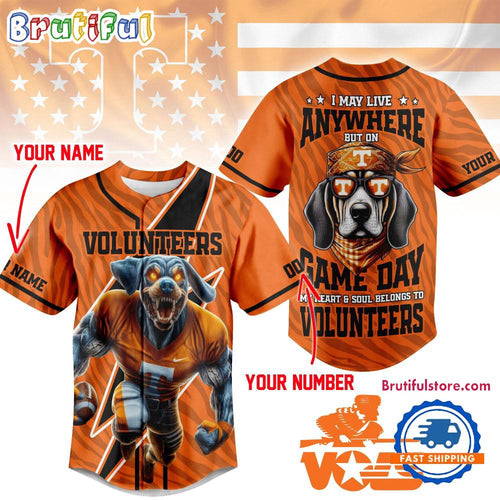 Tennessee Volunteers 2025 NCAA Game Day Jersey Shirt