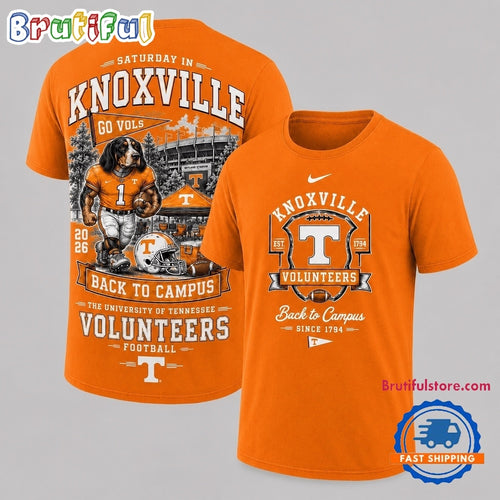Tennessee Volunteers 2026 NCAA Back To Campus 3D Shirt