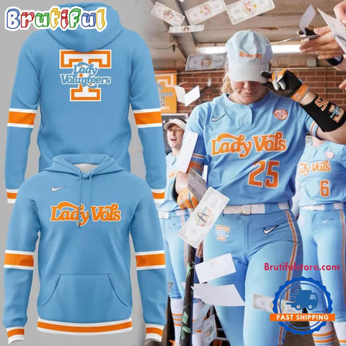 Tennessee Volunteers Lady Vols Softball Summitt Blue Uniform 2026 Hoodie T-Shirt